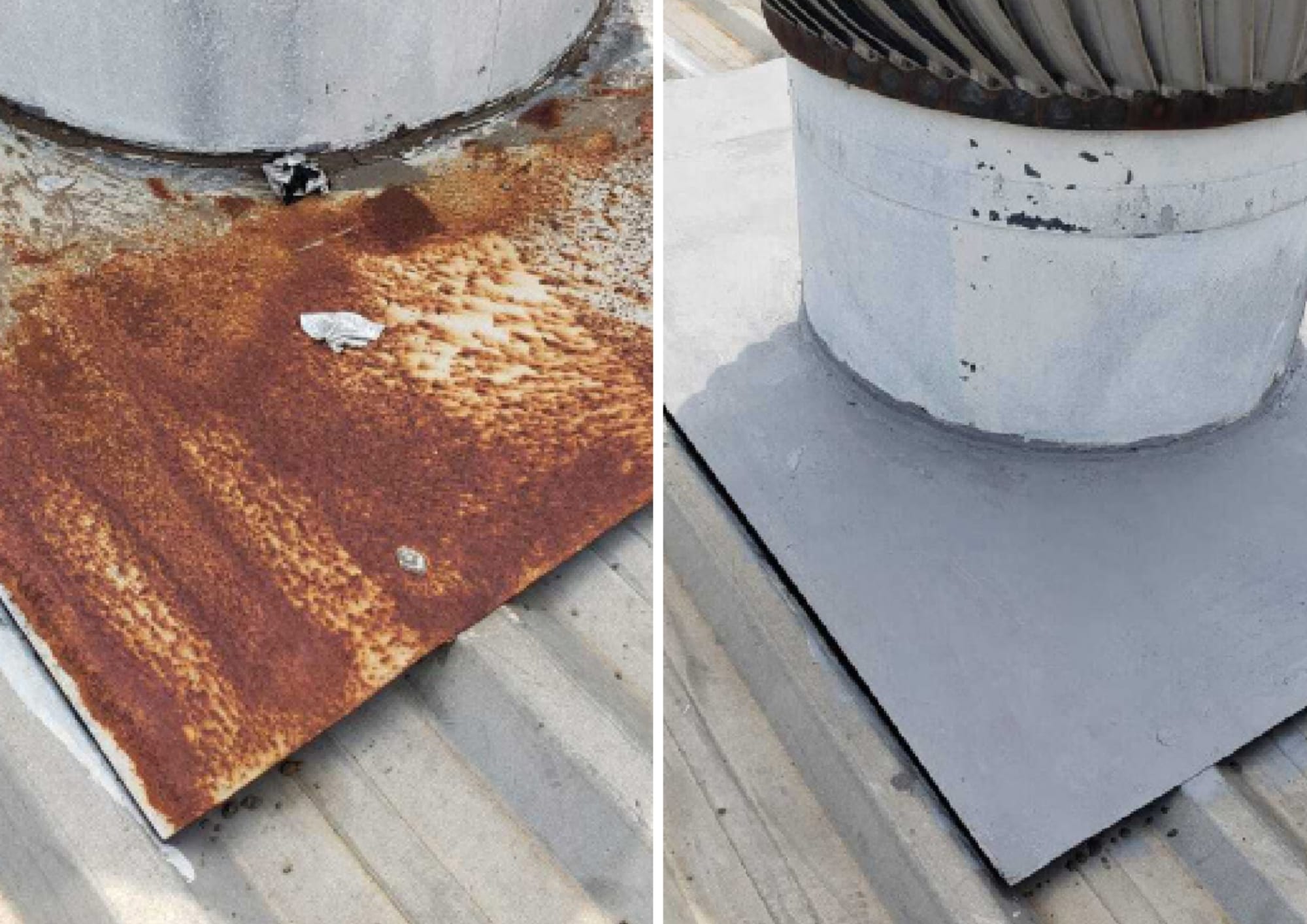 Tratamento dos pontos de oxidação e corrosão